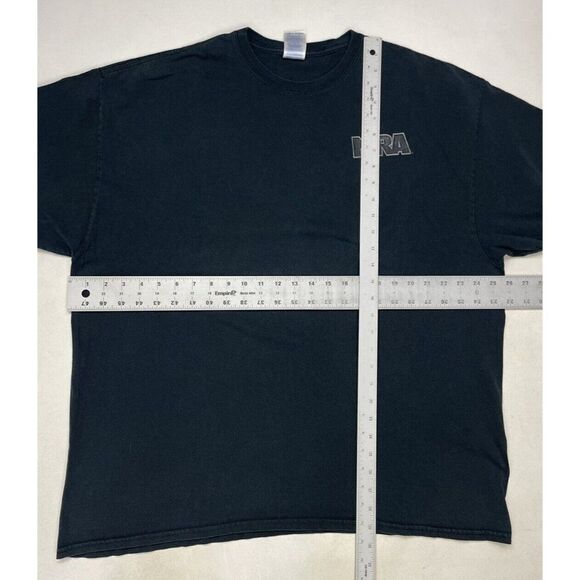 NRA Right To Bear Arms Never Surrender Guns Eagle Graphic T-shirt Men XXL Black - Picture 6 of 6